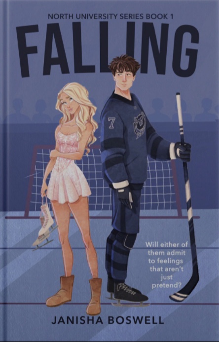 Falling: A Fake Dating College Hockey Romance (North University Book 1)