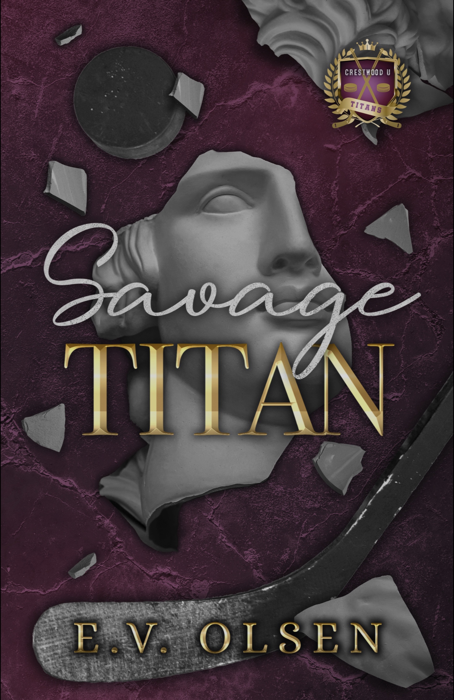 Savage Titan: An MM College Hockey Bully Romance