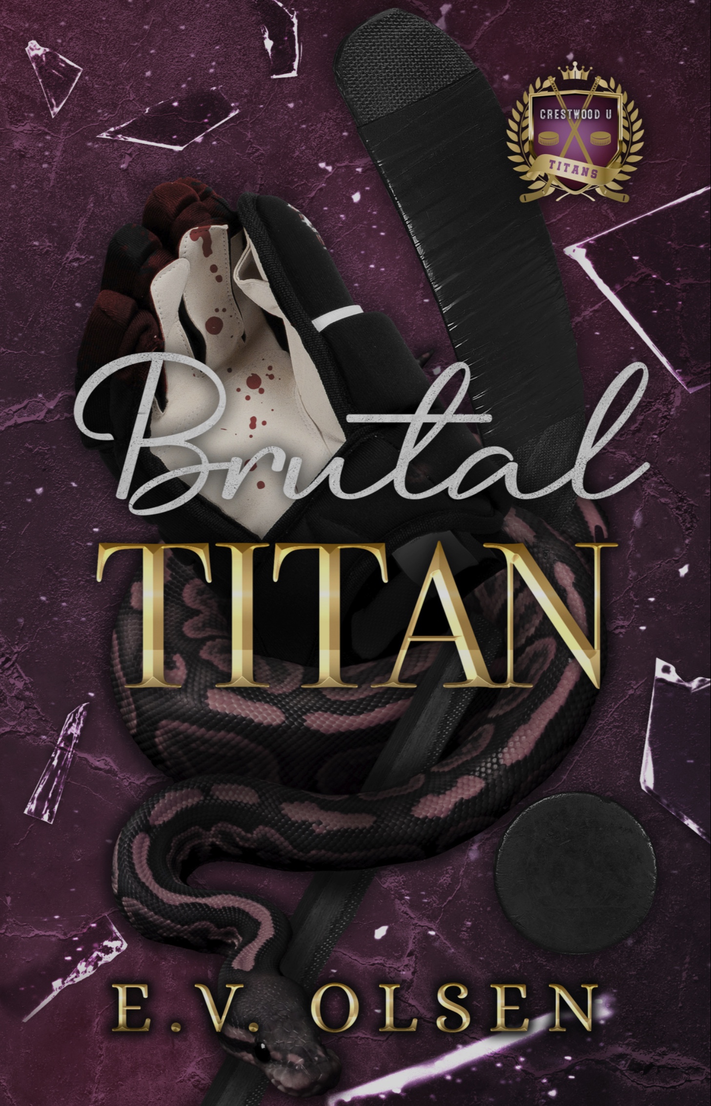 Brutal Titan: A Rivals to Lovers MM College Hockey Romance